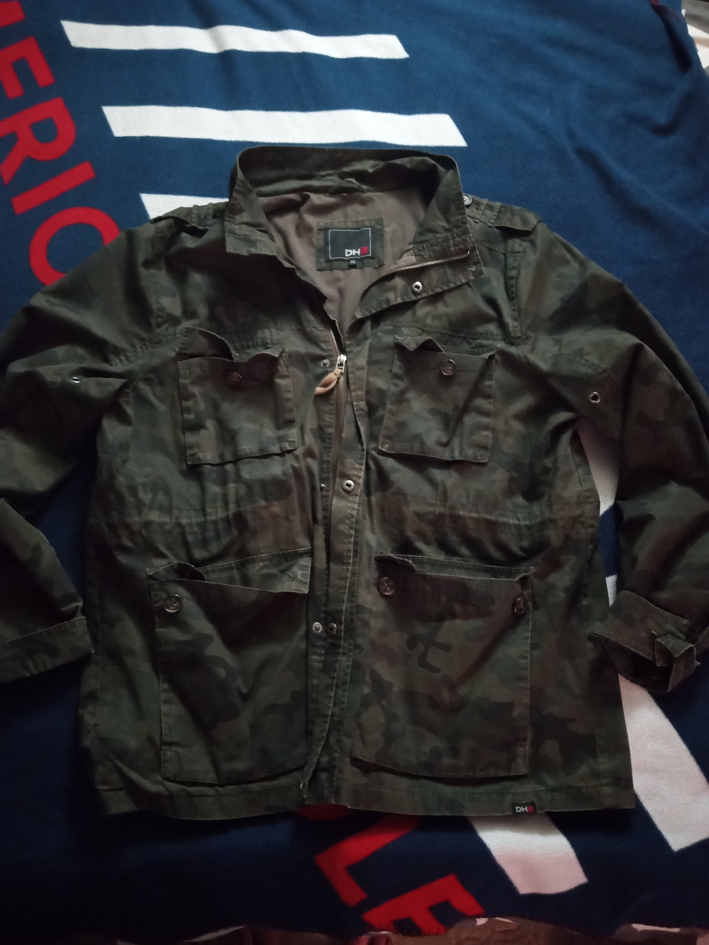 Men’s DH3Camouflage Military Field Jacket